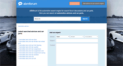 Desktop Screenshot of abmforum.com