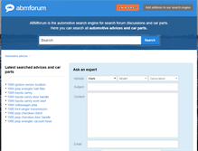 Tablet Screenshot of abmforum.com